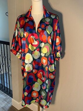 Emily McCarthy Winter Pop Cheetah Dress Size L